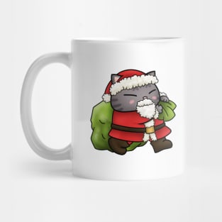 Christmas Santa Claus Cat Mug